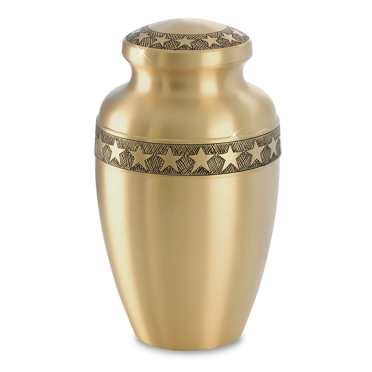 Star Bright Brass Urn